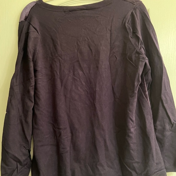 Lane Bryant Velvet Front Sweater - 14/16 - Picture 2 of 3